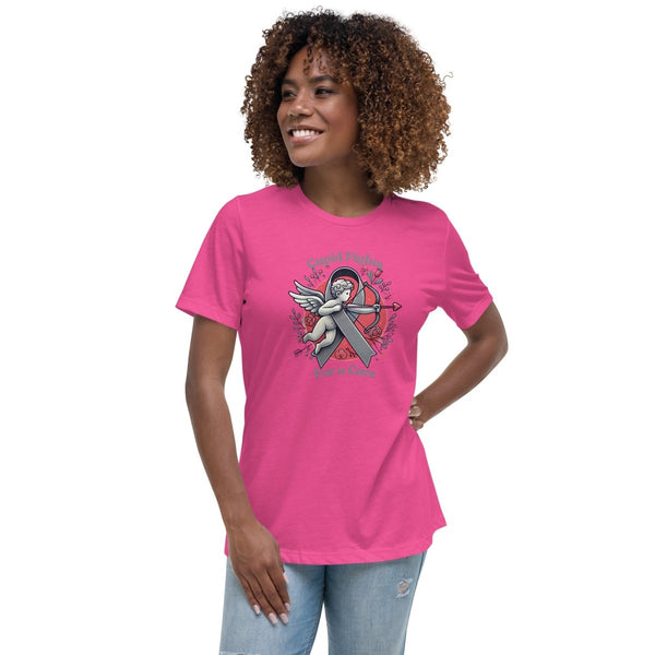 Brain Cancer Women's Cupid Tee - JohnVsGBMBerryS