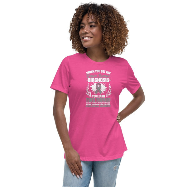 Brain Cancer Women's Diagnosis Tee - JohnVsGBMBerryS