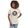 Brain Cancer Women's Epic Galaxy Tee - JohnVsGBMHeather Prism NaturalS