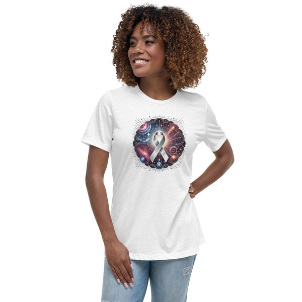 Brain Cancer Women's Epic Galaxy Tee - JohnVsGBMWhiteS