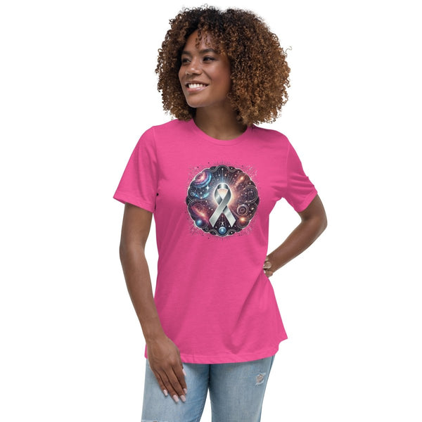 Brain Cancer Women's Epic Galaxy Tee - JohnVsGBMBerryS