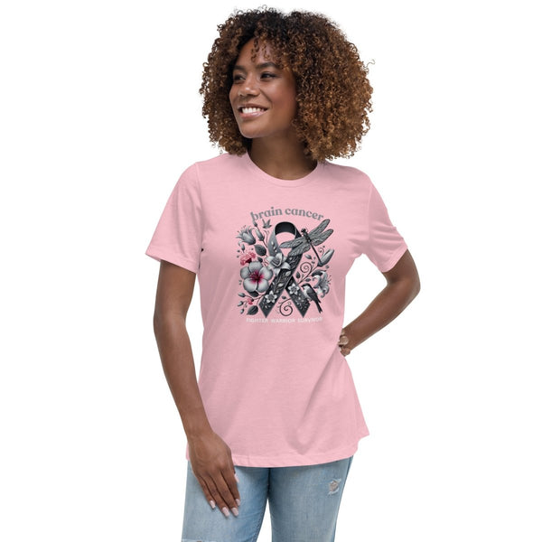 Brain Cancer Women's Fighter Spring Tee - JohnVsGBMPinkS