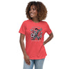 Brain Cancer Women's Fighter Spring Tee - JohnVsGBMHeather RedS