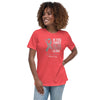 Brain Cancer Women's Fights Alone Tee - JohnVsGBMHeather RedS