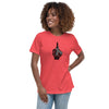 Brain Cancer Women's Finger Tee - JohnVsGBMHeather RedS