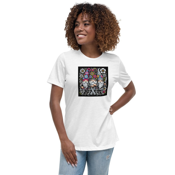 Brain Cancer Women's Floral Tee - JohnVsGBMWhiteS