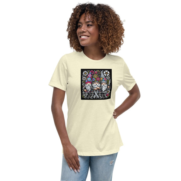 Brain Cancer Women's Floral Tee - JohnVsGBMCitronS