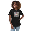 Brain Cancer Women's Floral Tee - JohnVsGBMBlackS