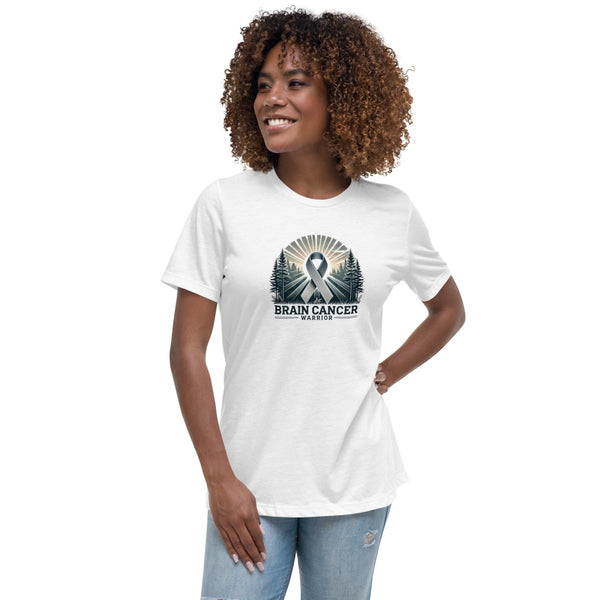 Brain Cancer Women's Forest Tee - JohnVsGBMWhiteS