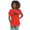 Brain Cancer Women's FU Tee - JohnVsGBMPoppyS