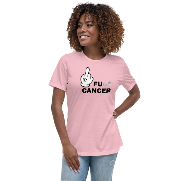 Brain Cancer Women's FU Tee - JohnVsGBMPinkS