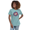 Brain Cancer Women's Galaxy Tee - JohnVsGBMHeather Blue LagoonS