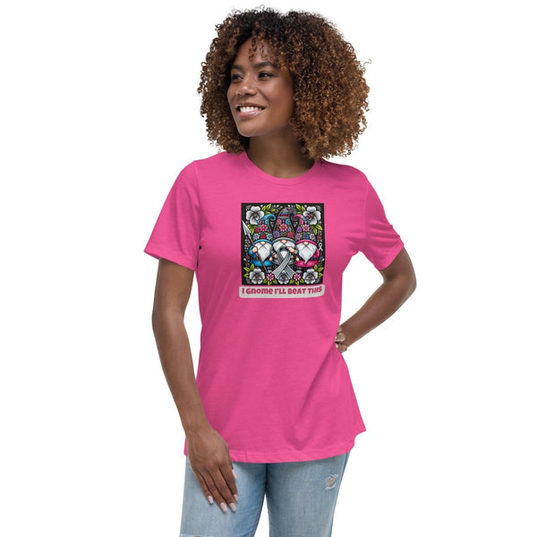 Brain Cancer Women's Gnome Beat This Tee - JohnVsGBMBerryS