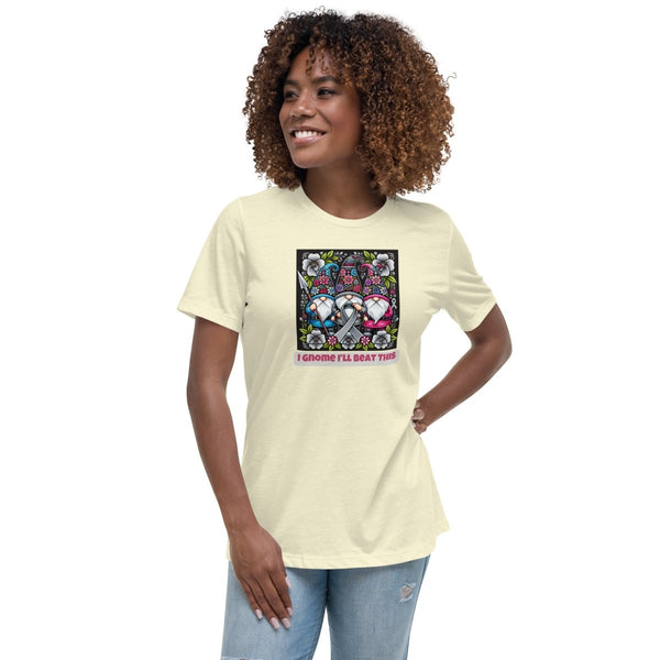 Brain Cancer Women's Gnome Beat This Tee - JohnVsGBMCitronS