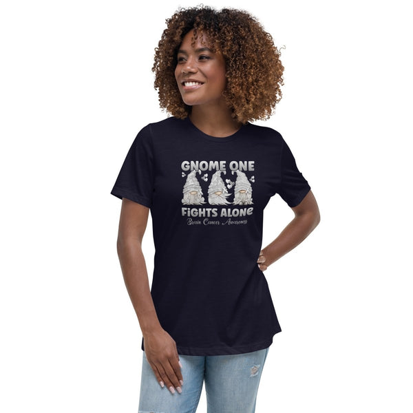 Brain Cancer Women's Gnome Tee - JohnVsGBMNavyS