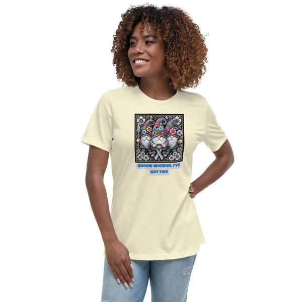 Brain Cancer Women's Gnome Worries Tee - JohnVsGBMCitronS