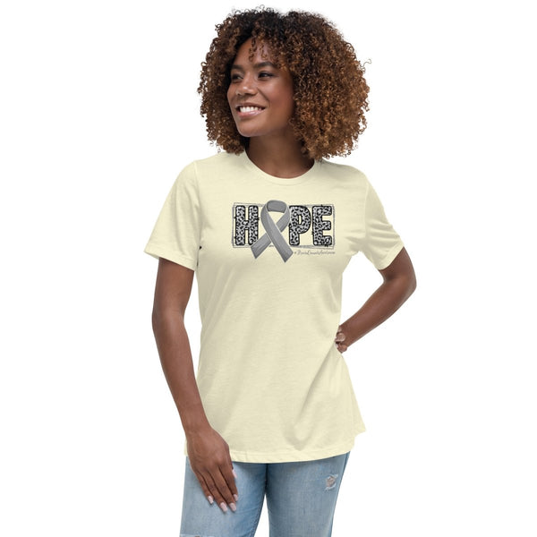 Brain Cancer Women's Hope Tee - JohnVsGBMCitronS