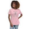 Brain Cancer Women's Mom Tee - JohnVsGBMPinkS