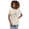 Brain Cancer Women's Mom Tee - JohnVsGBMHeather Prism NaturalS