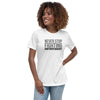 Brain Cancer Women's Never Stop Tee - JohnVsGBMWhiteS