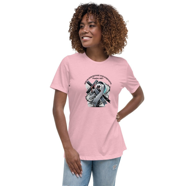 Brain Cancer Women's Psalm Tee - JohnVsGBMPinkS