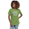 Brain Cancer Women's Rainbow Tee - JohnVsGBMLeafS