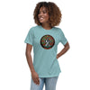 Brain Cancer Women's Retro Tree of Life Tee - JohnVsGBMHeather Blue LagoonS