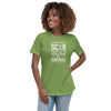 Brain Cancer Women's Scar Tee - JohnVsGBMLeafS