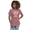 Brain Cancer Women's Scar Tee - JohnVsGBMHeather MauveS