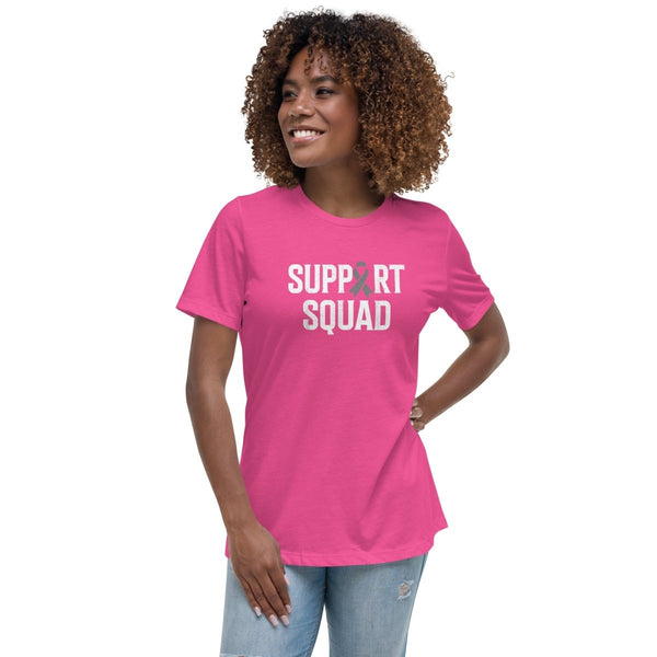 Brain Cancer Women's Squad Tee - JohnVsGBMBerryS