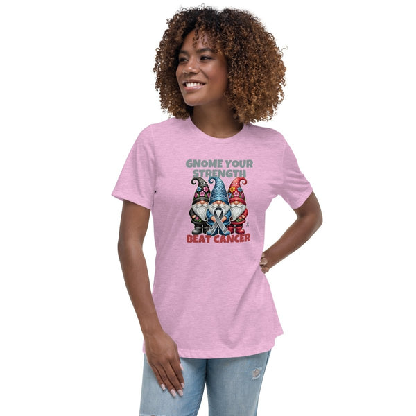 Brain Cancer Women's Strength Tee - JohnVsGBMHeather Prism LilacS