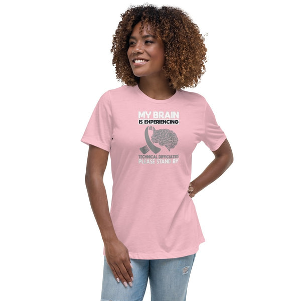 Brain Cancer Women's Technical Tee - JohnVsGBMPinkS