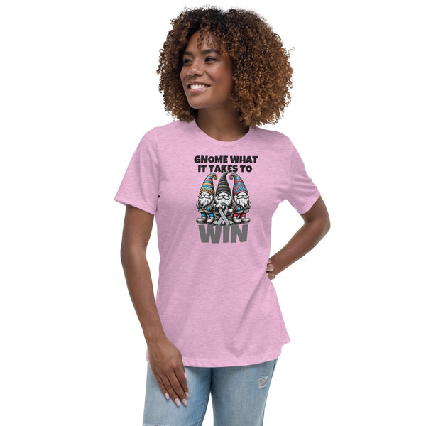 Brain Cancer Women's Win Tee - JohnVsGBMHeather Prism LilacS