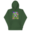 Brain Graffiti Ribbon Hoodie - JohnVsGBMForest GreenS