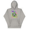 Brain Graffiti Ribbon Hoodie - JohnVsGBMCarbon GreyS