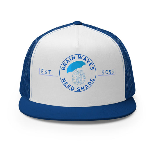 Brain Waves Need Shade Cap - JohnVsGBMRoyal/ White/ Royal