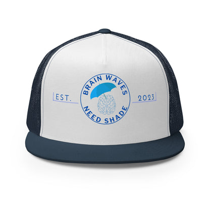 Brain Waves Need Shade Cap - JohnVsGBMNavy/ White/ Navy