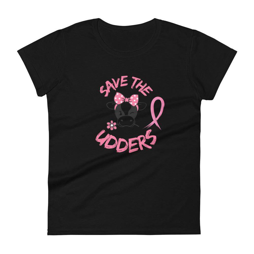 Breast Cancer Awareness Ladies Tee - JohnVsGBMBlackS