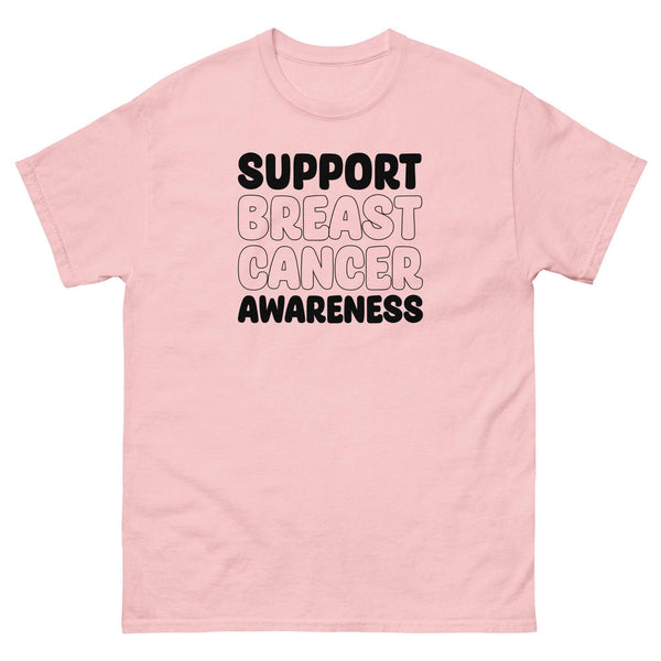 Breast Cancer Awareness Support Classic Tee - JohnVsGBMLight PinkS