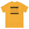 Breast Cancer Awareness Support Classic Tee - JohnVsGBMGoldS