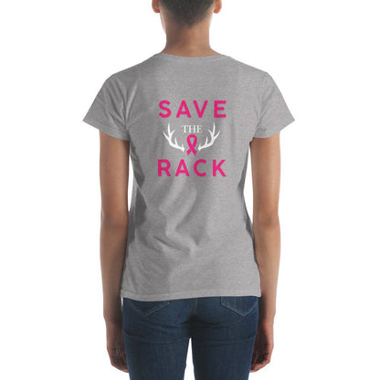 Breast Cancer Awareness Women's Tee (Front/Back) - JohnVsGBMCharity PinkS