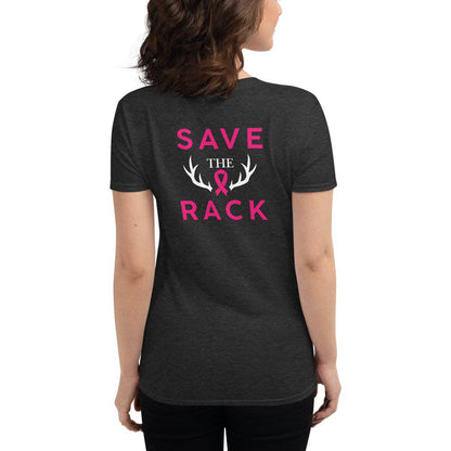 Breast Cancer Awareness Women's Tee (Front/Back) - JohnVsGBMCharity PinkS