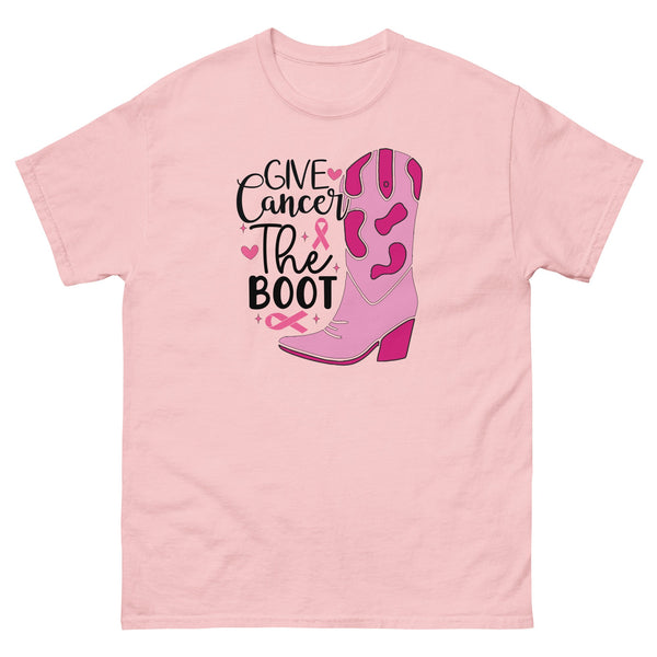 Breast Cancer Boot Tee - JohnVsGBMLight PinkS