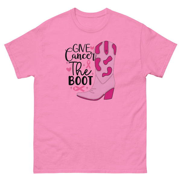 Breast Cancer Boot Tee - JohnVsGBMAzaleaS