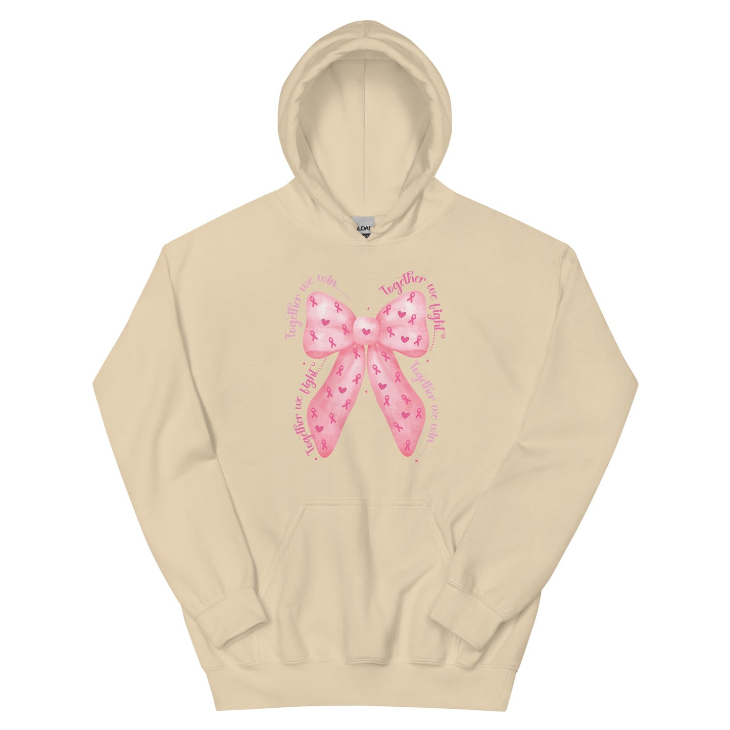 Breast Cancer Bow Hoodie - JohnVsGBMSandS