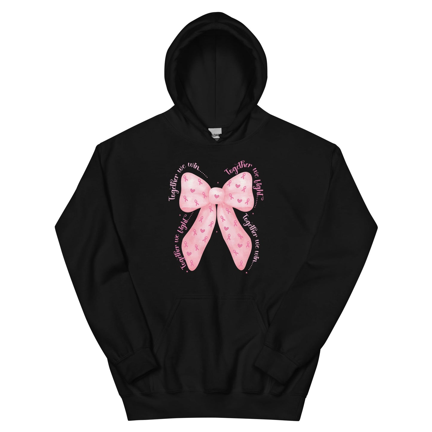 Breast Cancer Bow Hoodie - JohnVsGBMBlackS