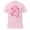 Breast Cancer Butterfly Love Tee - JohnVsGBMSoft PinkS