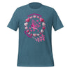 Breast Cancer Butterfly Love Tee - JohnVsGBMHeather Deep TealS