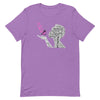 Breast Cancer Butterfly Tee - JohnVsGBMHeather Team PurpleXS