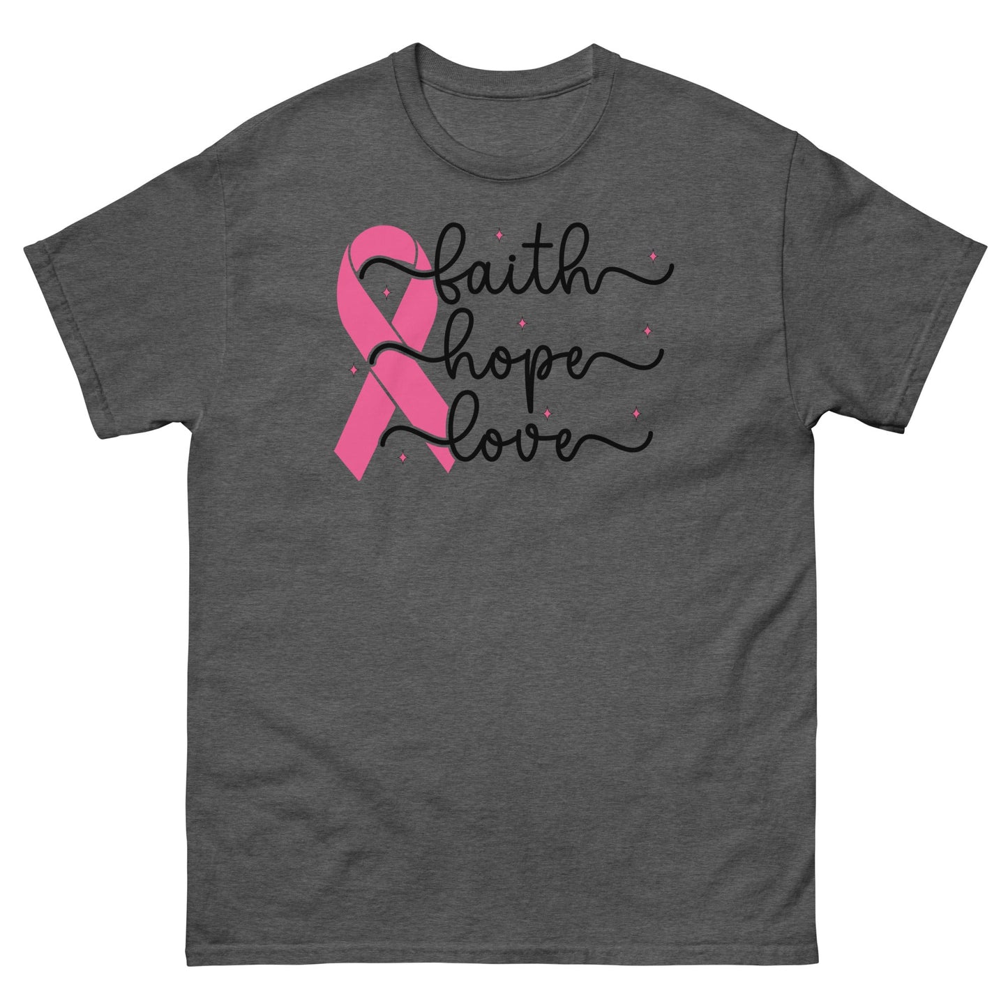 Breast Cancer Faith Tee - JohnVsGBMDark HeatherS